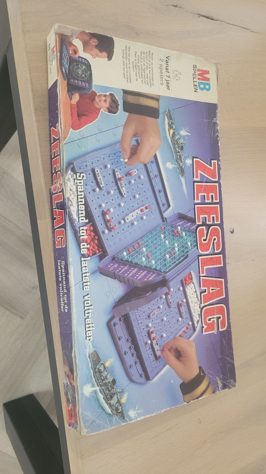 MB Spellen Zeeslag - Klassiek bordspel, Een of twee spelers, Ophalen of Verzenden, Gebruikt, MB Spellen