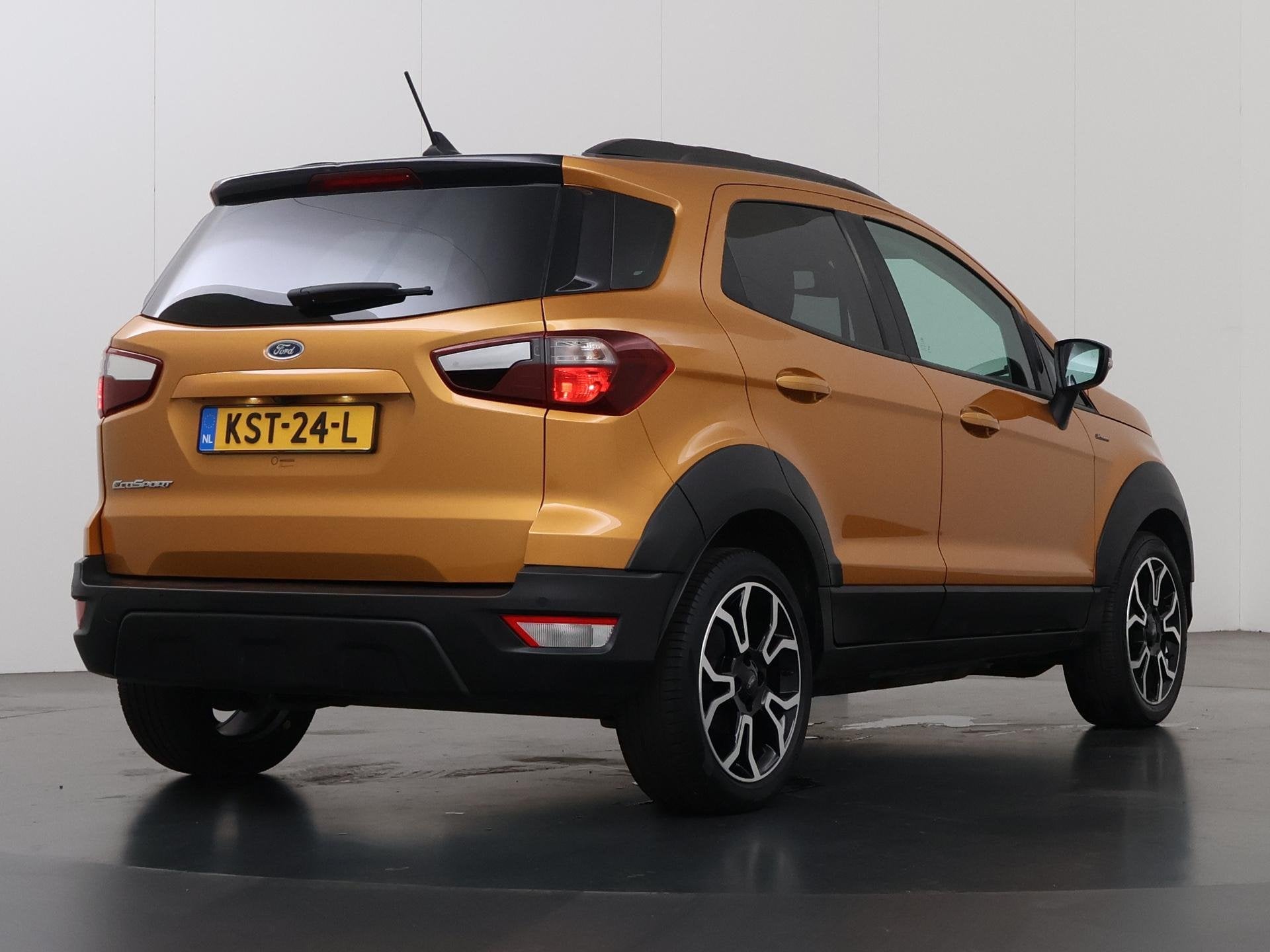 Ford EcoSport 1.0 EcoBoost Active | Navigatie | Lederen Inte, Auto's, Voorwielaandrijving, Dealer onderhouden, 125 pk, Gebruikt