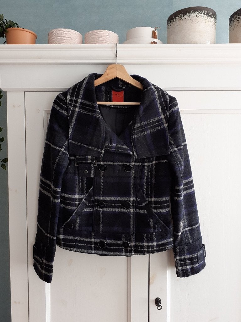 Winterjas, maat S / 36, Kleding | Dames, Jassen | Winter, Vero Moda, Zwart, Ophalen of Verzenden, Maat 36 (S)