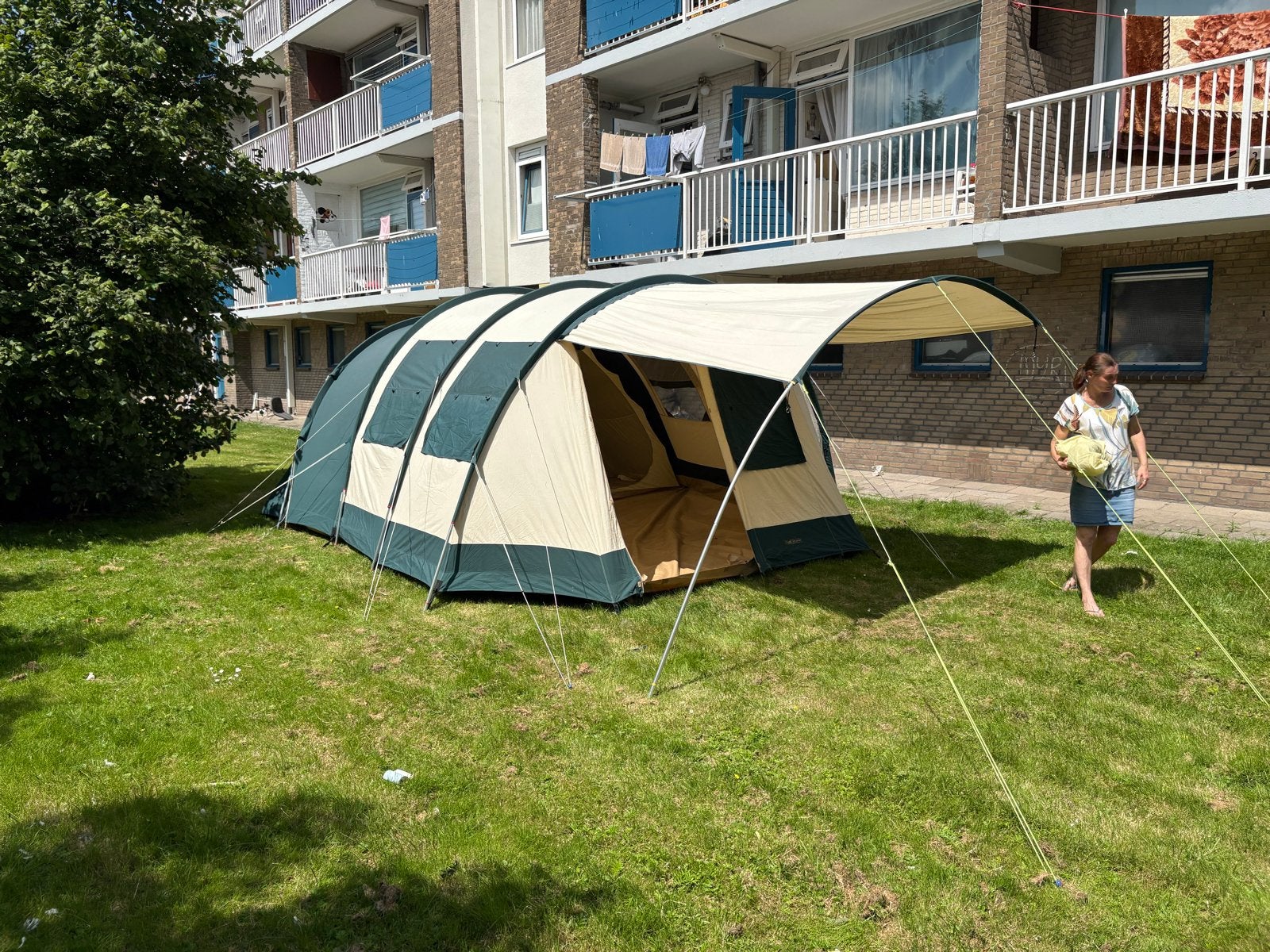 Obelink fashion gold 6  Ruime tunneltent voor 6 personen -, Ophalen, Gebruikt, Tot en met 6