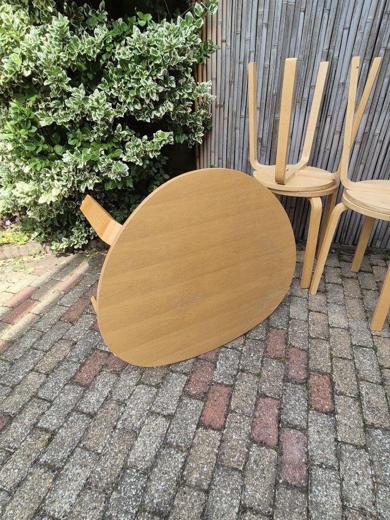 Vintage - Salontafel - Koffietafel - Ikea Alvar Aalto - Kruk, Ophalen, VINTAGE     -   IKEA, Gebruikt, 50 tot 100 cm