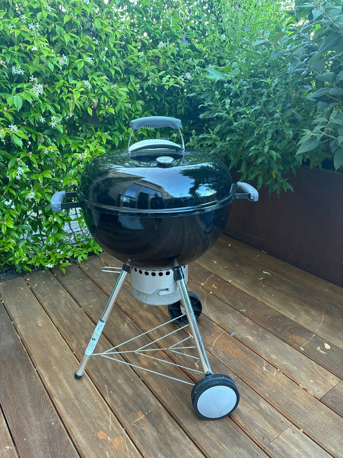 Weber BBQ 45 cm gebruikt met hoes, Ophalen, Gebruikt, Met accessoires