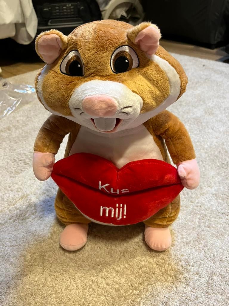 Knuffel “Kus mij!”, Ophalen of Verzenden, Nieuw, Overige typen