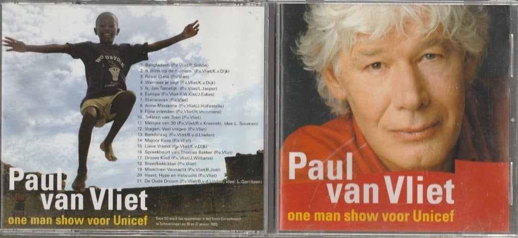Paul van Vliet - One Man Show Voor Unicef, Ophalen of Verzenden, Zo goed als nieuw, Inclusief doosje