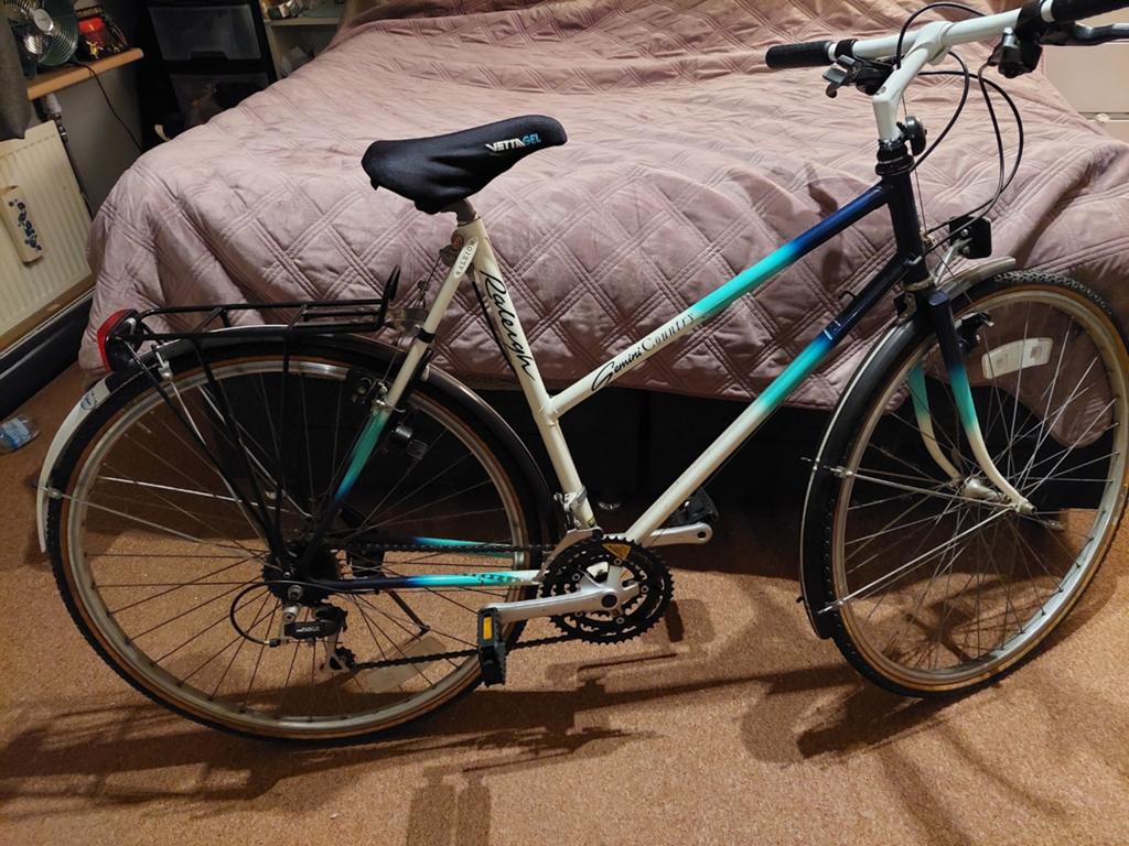Rally hybride fiets dames in goede staat maat 53, Fietsen en Brommers, 51 tot 55 cm, Ophalen of Verzenden