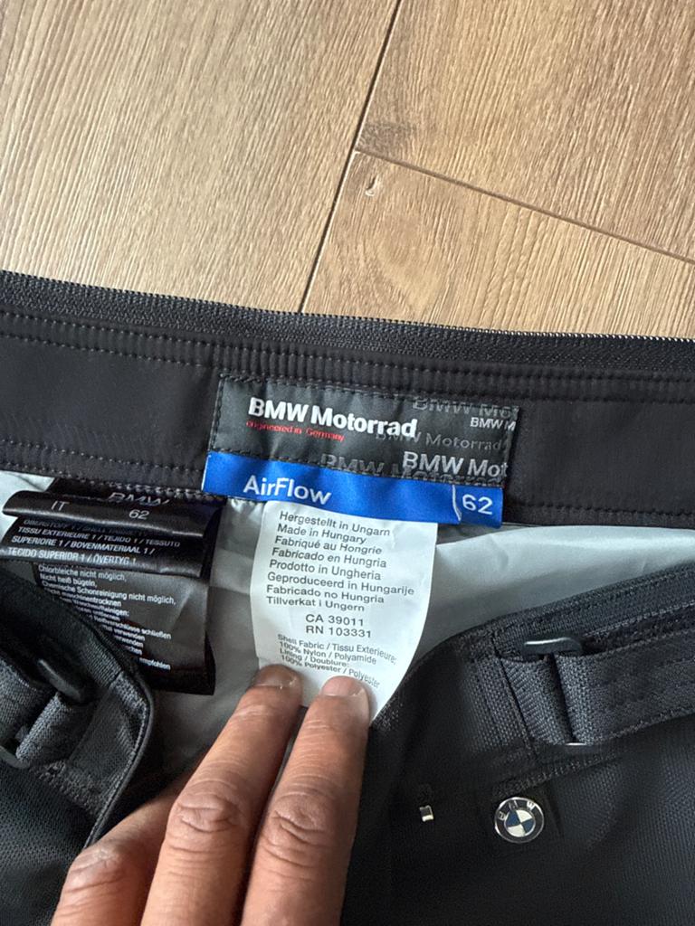BMW Motorrad AirFlow Motorbroeken Maat 62 + 64, Motoren, Kleding | Motorkleding, Broek | textiel, Heren, Tweedehands, Ophalen of Verzenden