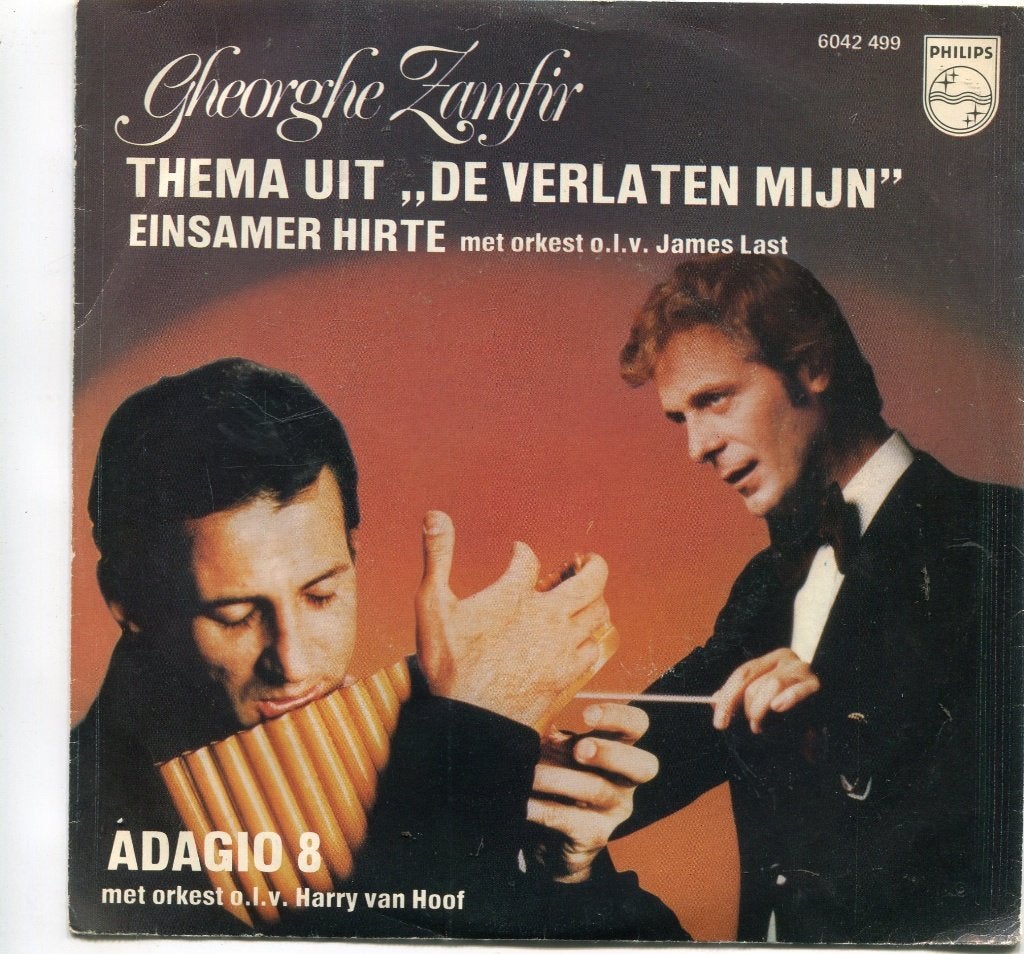 GHEORGHE ZAMFIR  -  Thema uit De verlaten mijn, Cd's en Dvd's, Vinyl Singles, Gebruikt, 7 inch, Pop, Fotohoes