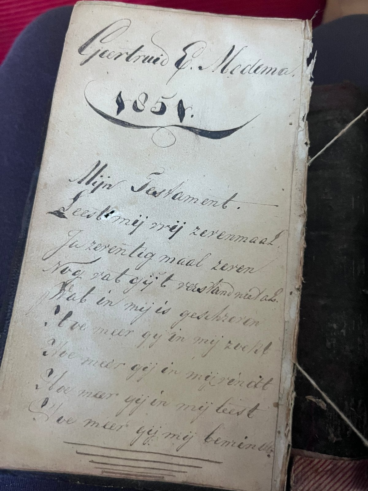 Oude Nederlandse Statenbijbel 1851, Antiek en Kunst, Antiek | Boeken en Bijbels, Ophalen of Verzenden