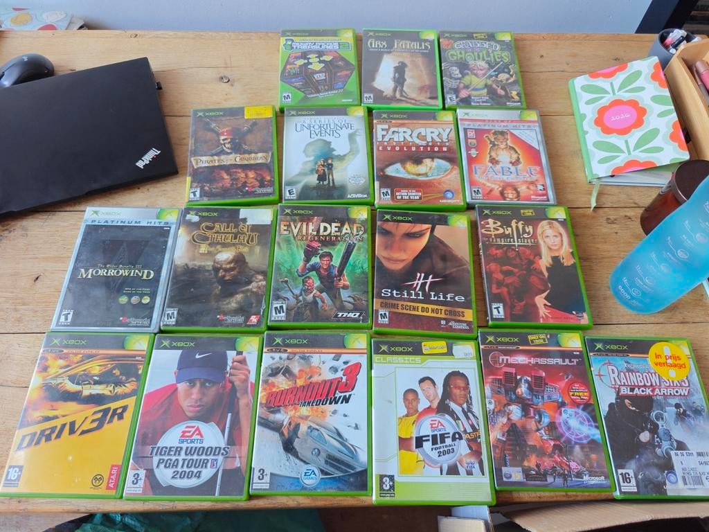 Orginele Xbox games met boekjes, Ophalen of Verzenden, Zo goed als nieuw, Met 1 controller