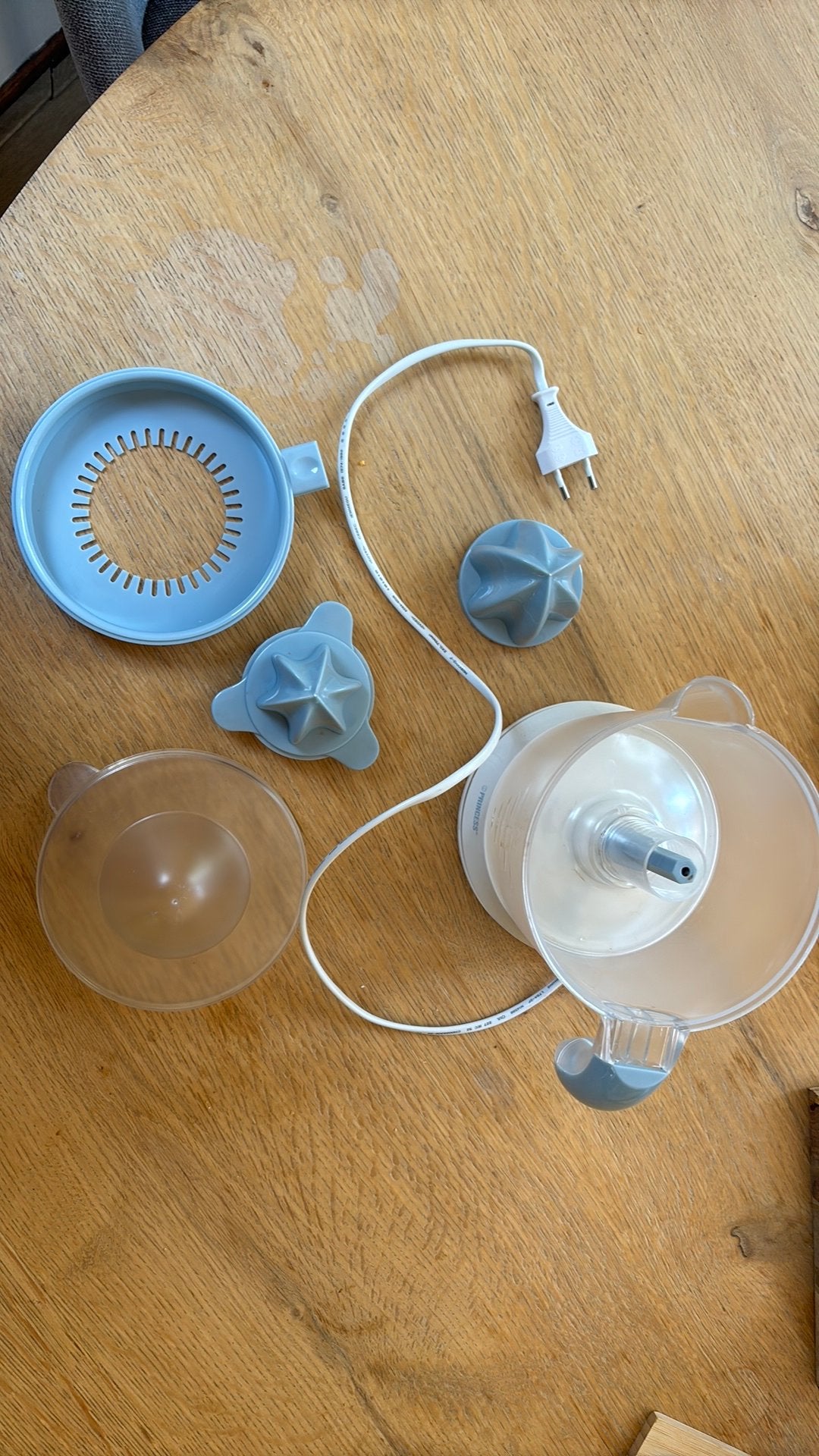Princess elektrische sinaasappelpers/citruspers, Ophalen, Kunststof, Overige merken, Overige typen