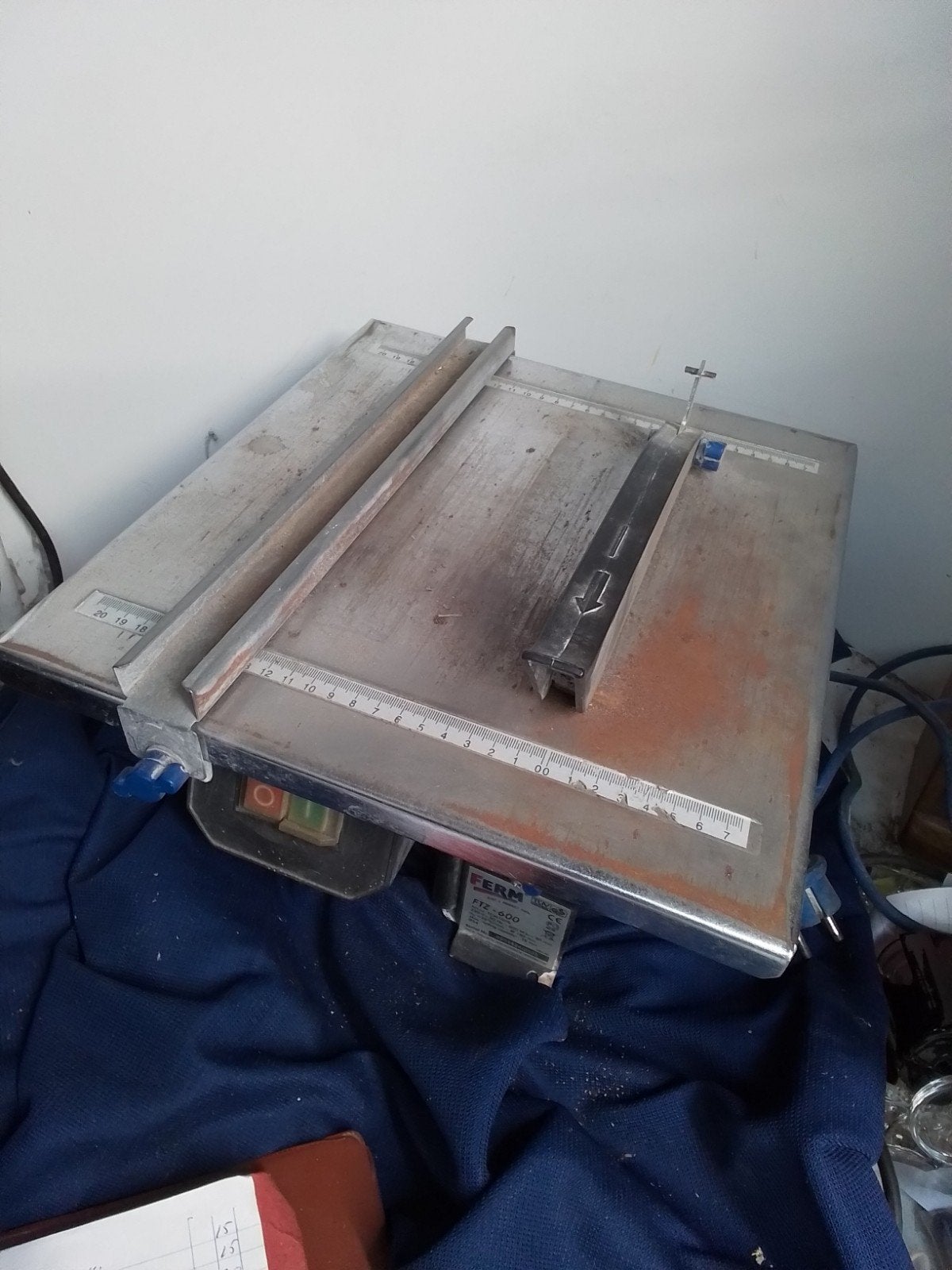 15346) FERM TEGELSNIJDER machine FTZ  600, Ophalen of Verzenden, 1200 watt of meer
