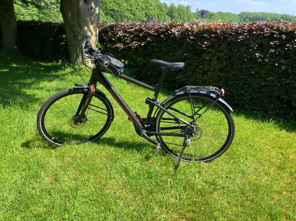 Herenfiets Scott deraileur., Fietsen en Brommers, Fietsen | Heren | Herenfietsen, Overige merken, Gebruikt, Versnellingen, 49 tot 53 cm
