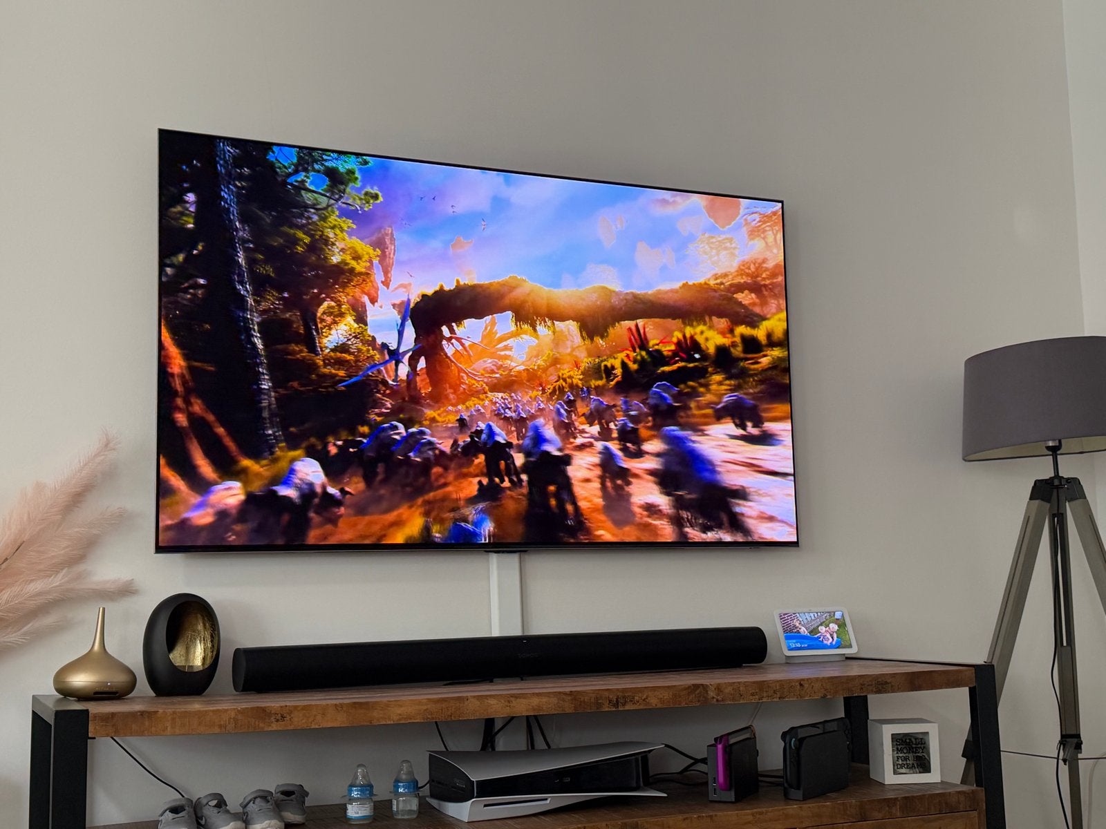 Zgan Samsung 65S95B QD-OLED TV (2023) - Topmodel, Superdun, Ophalen, Zo goed als nieuw, Samsung, 100 cm of meer