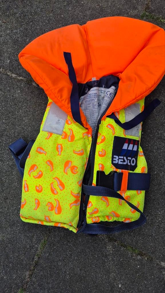 Besto zwemvest geel/oranje, Watersport en Boten, Ophalen of Verzenden, Kind, Reddingsvest of Zwemvest