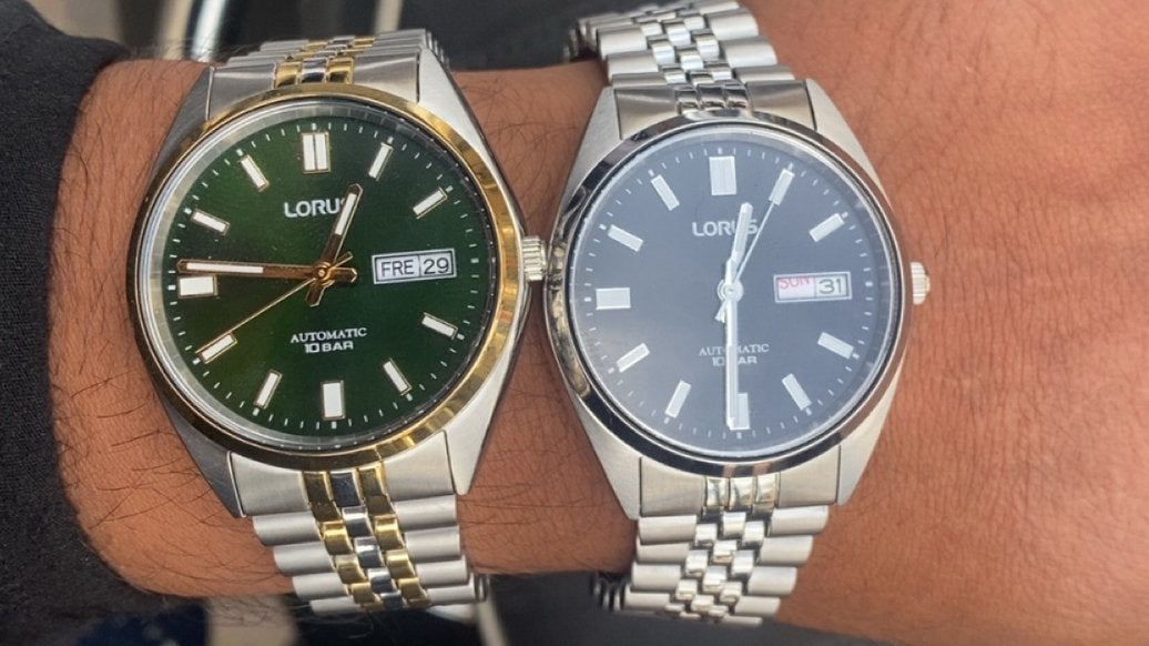 Lorus heren horloge Automatic 10 BAR, Ophalen of Verzenden, Zo goed als nieuw, Staal, Overige merken