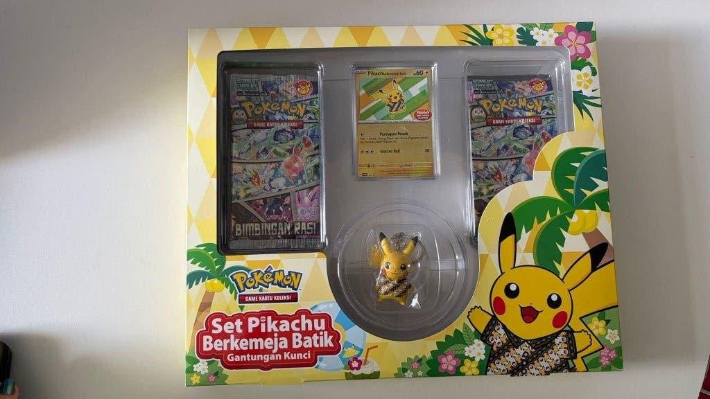 Scarlet & Violet Collectie Pikachu Berkemeja Batik, Ophalen, Nieuw, Losse kaart