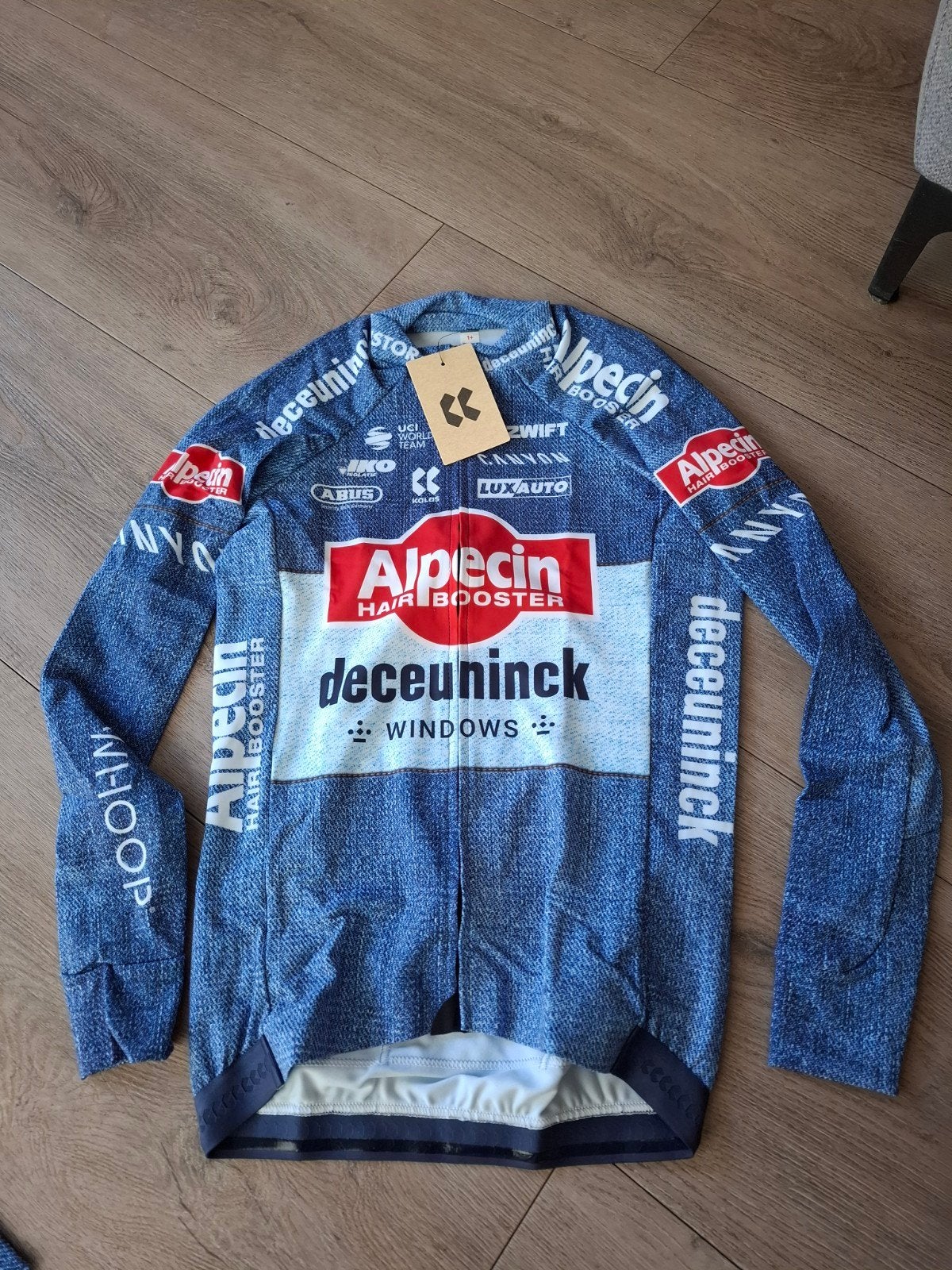 Alpecin deceuninck wielershirt lange mouwen nieuw maat xs pl, Fietsen en Brommers, XS, Heren, Nieuw, Ophalen of Verzenden