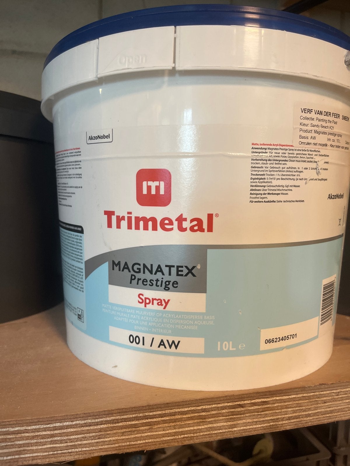 Trimetal Magnatex Prestige Spray Verf - Flexa Sandy Beach, Ophalen, Beige, Nieuw, Verf