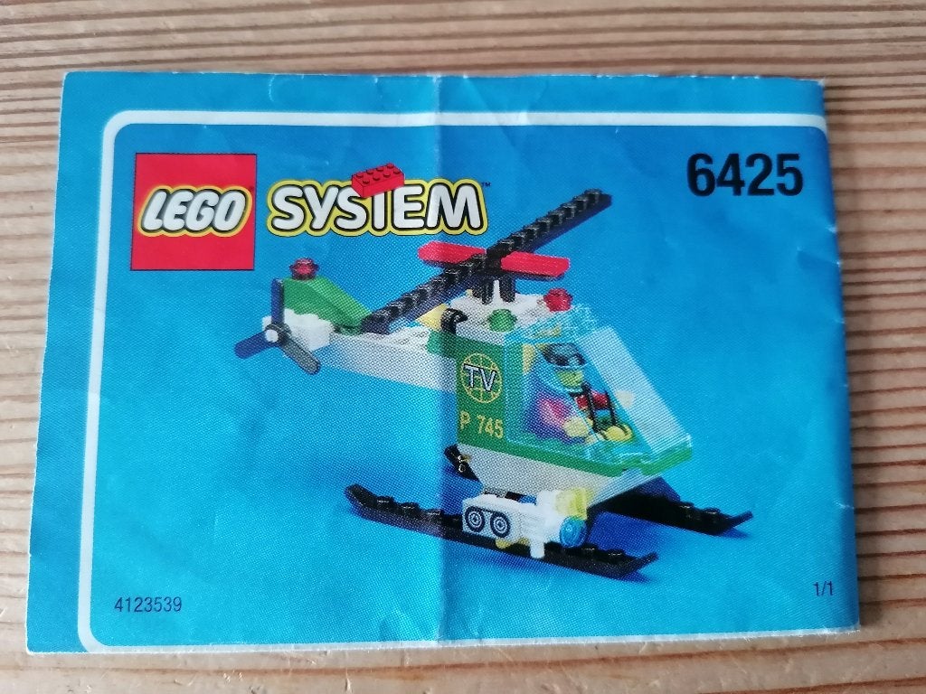 LEGO System 6425 TV Chopper met originele instructie., Compleet, Gebruikt, Overige thema's, Verzenden