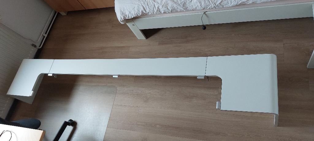 Auping Aurondo achterelement voor breedte 180 cm, Huis en Inrichting, Slaapkamer | Bedden, Ophalen, Gebruikt, Wit, Tweepersoons