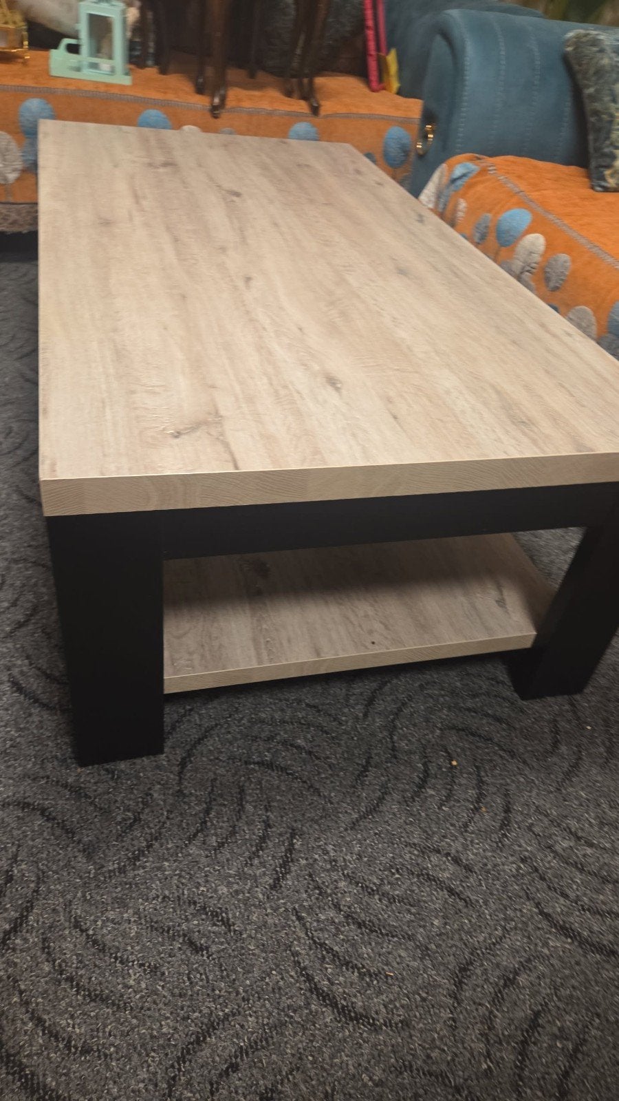 Bijna Nieuwe saloon tafel, Ophalen of Verzenden, Nieuw, Rechthoekig, 50 tot 100 cm