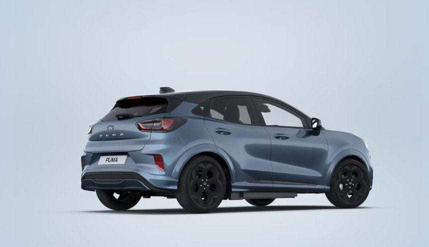 Ford Puma Gen-E BlueCruise Edition 47 kWh 168pk | Winterpakk, Auto's, Ford, Puma, Blauw, Leder en Stof, Automatische klimaatregeling