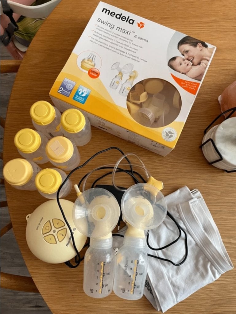 Kolfapparaat Medela Swing Maxi & Calma (handsfree), Gebruikt, Medela, Borstkolf, Ophalen of Verzenden