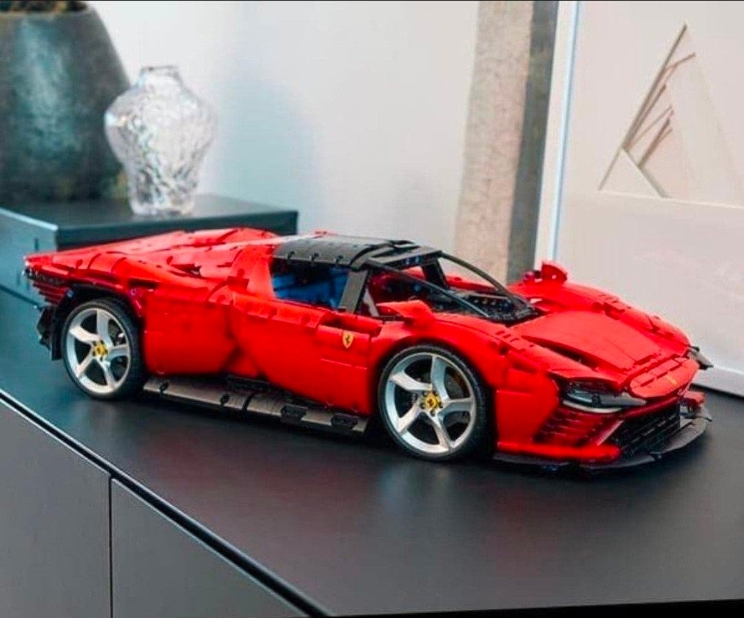 Lego 42143 Technic Ferrari Daytona SP3, Lego, Ophalen of Verzenden, Inclusief instructies, Complete set
