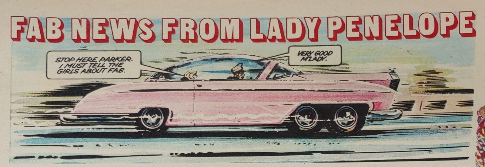 Thunderbirds Lady Penelope Vintage Comics Jaren 60., Verzenden