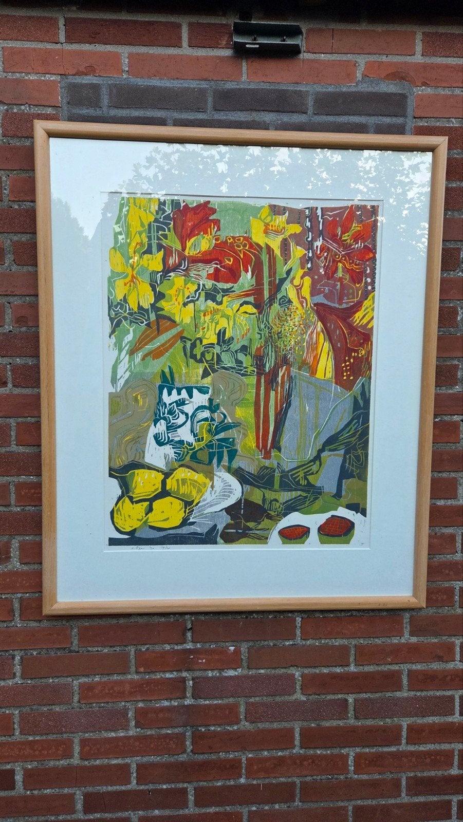 prachtige abstract originele schilderij van Vincent Van Ojen, Ophalen of Verzenden