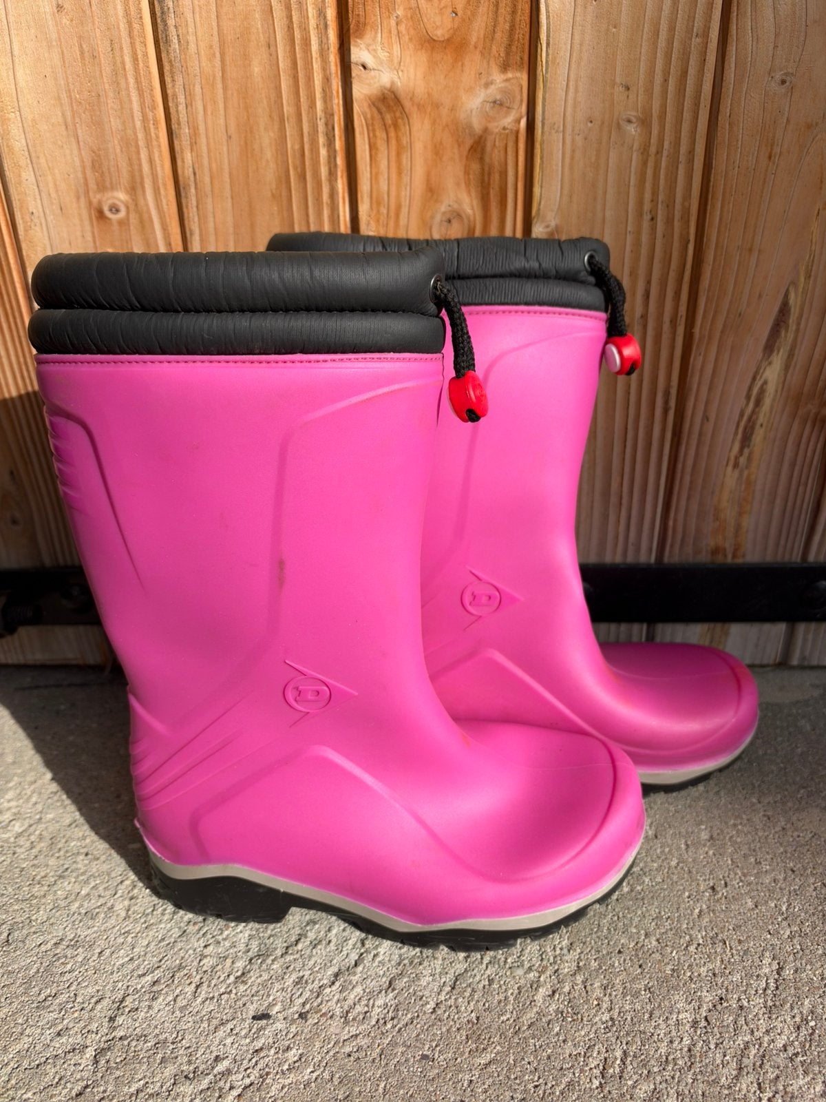 Dunlop Blizzard (gevoerde) regenlaars - Maat 34, Kinderen en Baby's, Gebruikt, Meisje, Ophalen of Verzenden, Laarzen