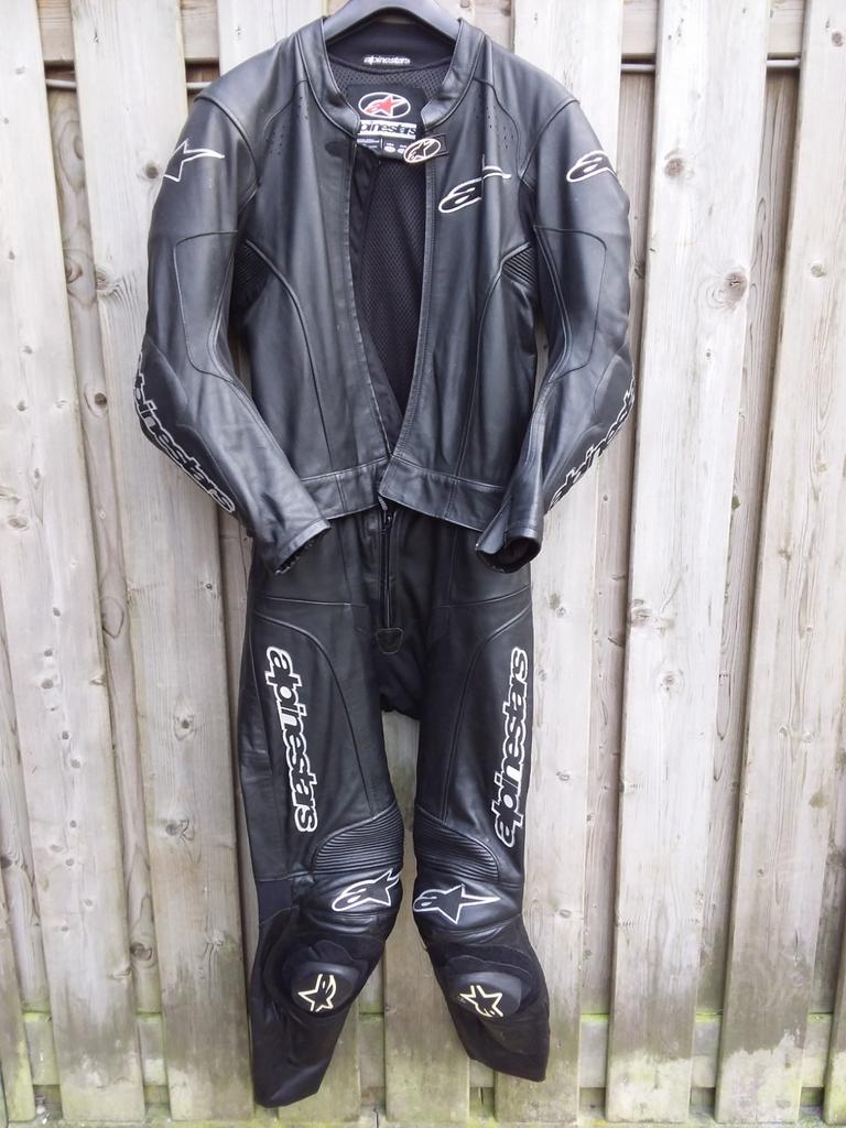 Aplinestars leren combi, Motoren, Ophalen, Alpinestars, Tweedehands, Heren