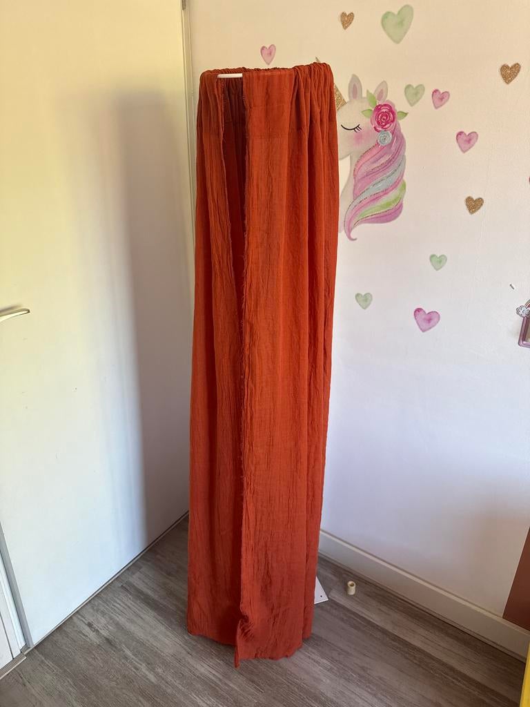 Jollein Hemelbed Roestkleurig (Vintage rush) met standaard, Kinderen en Baby's, Kinderkamer | Bedden, Zo goed als nieuw, 180 cm of meer