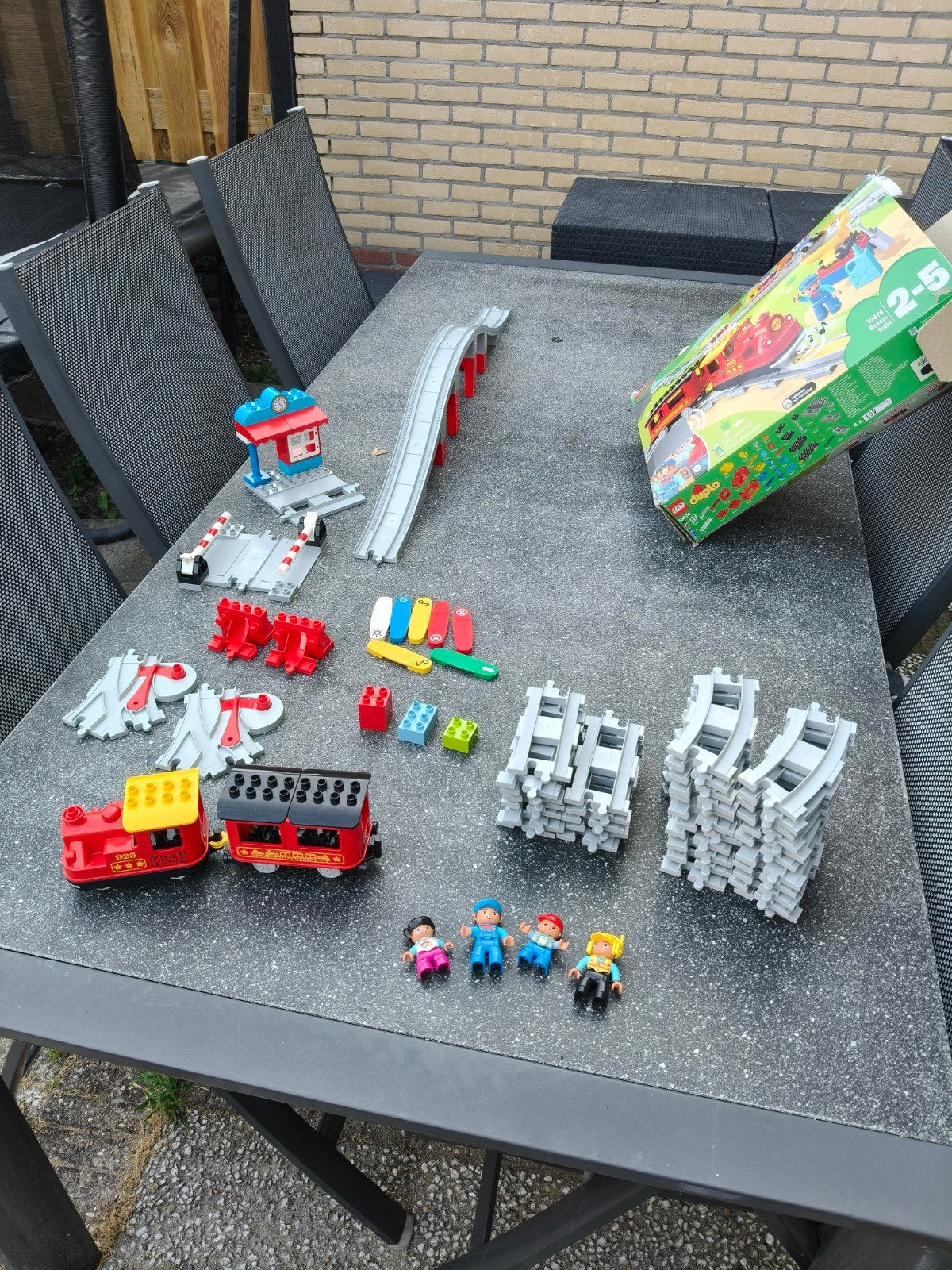 Lego Duplo Treinset met brug en overweg, Ophalen, Gebruikt, Overige thema's, Lego