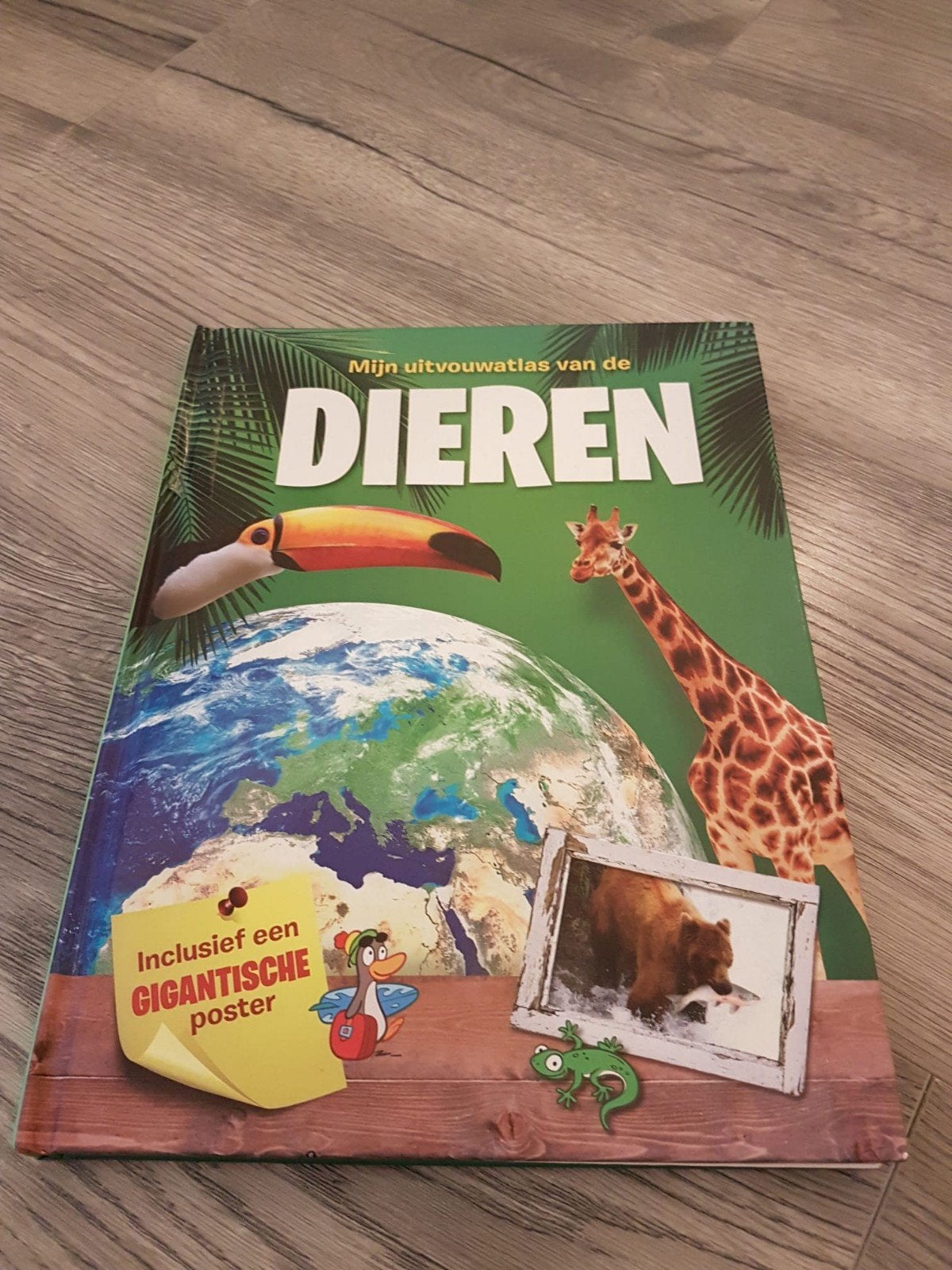 Atlas: mijn uitvouwbare atlas van de dieren., Ophalen of Verzenden, Nieuw