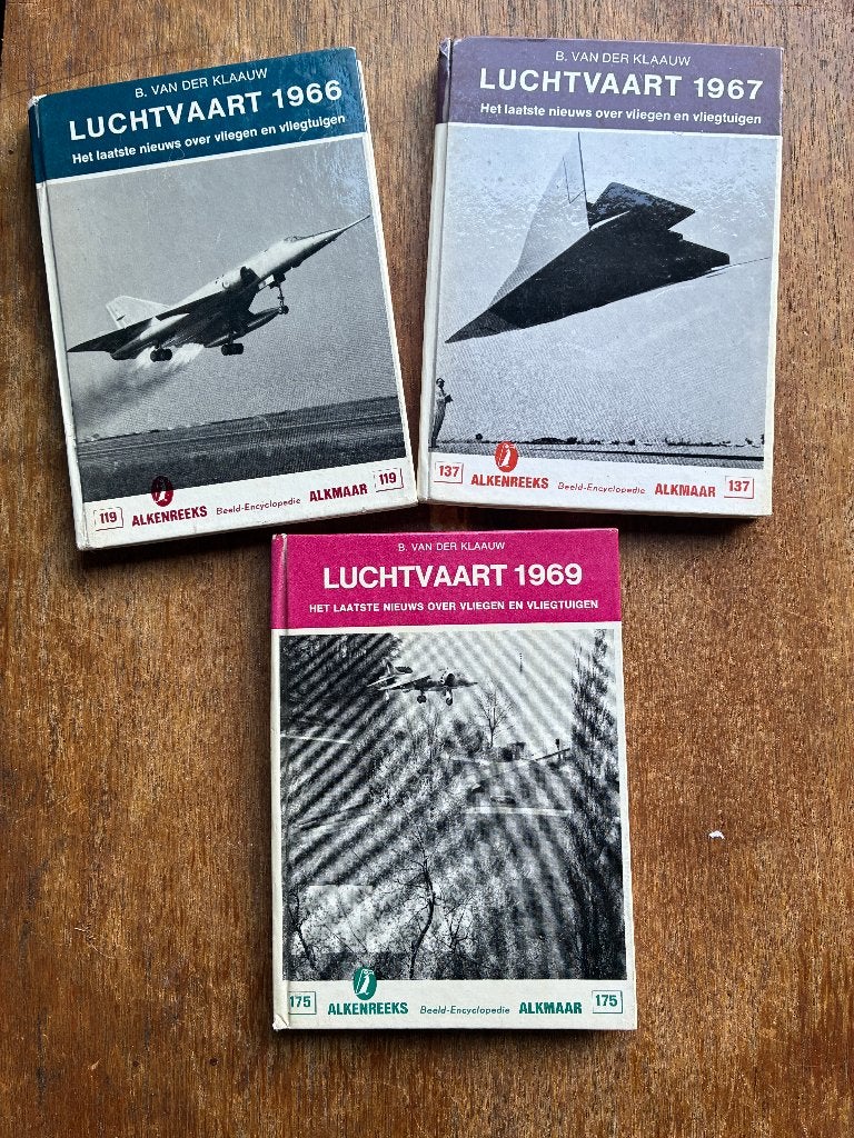 LOSSE VERKOOP ; Alken reeks ; 3 boekjes over luchtvaart, Ophalen of Verzenden, Zo goed als nieuw, B. Van der Klaauw, Vliegtuig