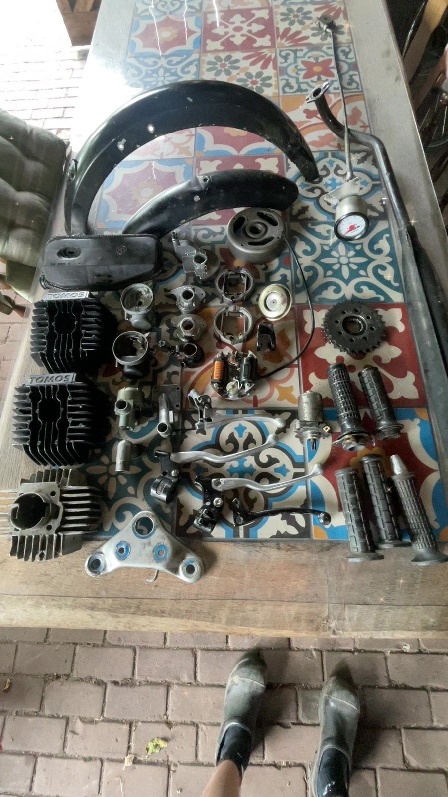 Brommer onderdelen., Ophalen of Verzenden, Gebruikt, Oldtimer onderdelen