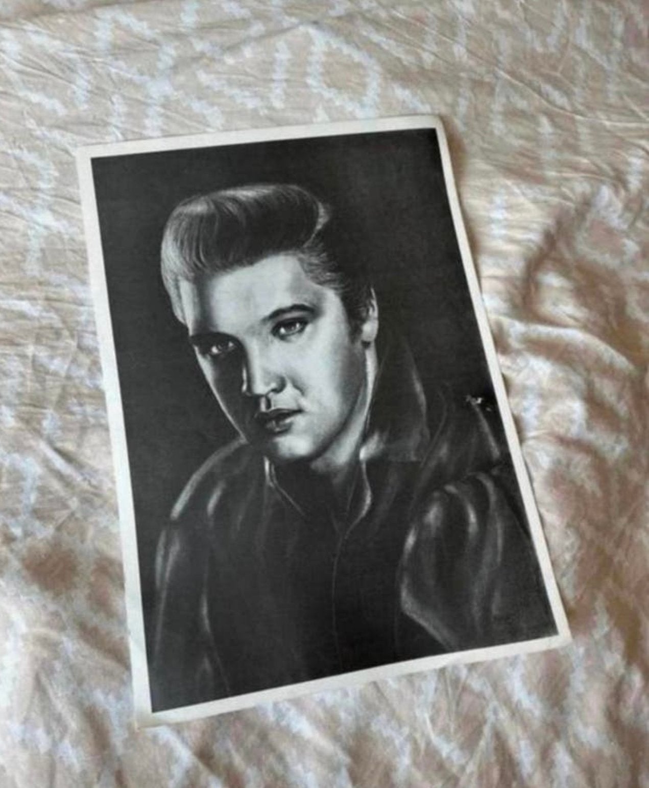 Xl poster van elvis presley - the king of rock and roll, Ophalen