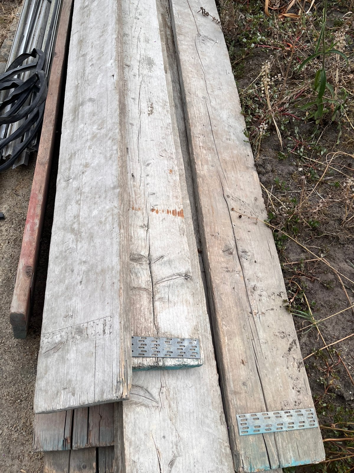 Gebruikte steigerplanken 5 meter, Doe-het-zelf en Verbouw, Hout en Planken, Ophalen, 25 tot 50 mm, Zo goed als nieuw, Plank