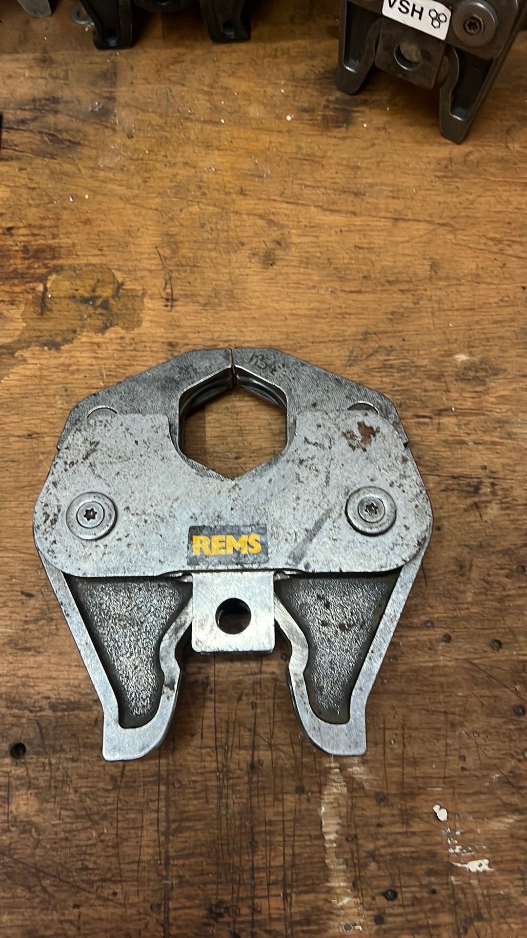 Persbek rems mapress xpress  vsh 54 mm, Ophalen of Verzenden, Zo goed als nieuw