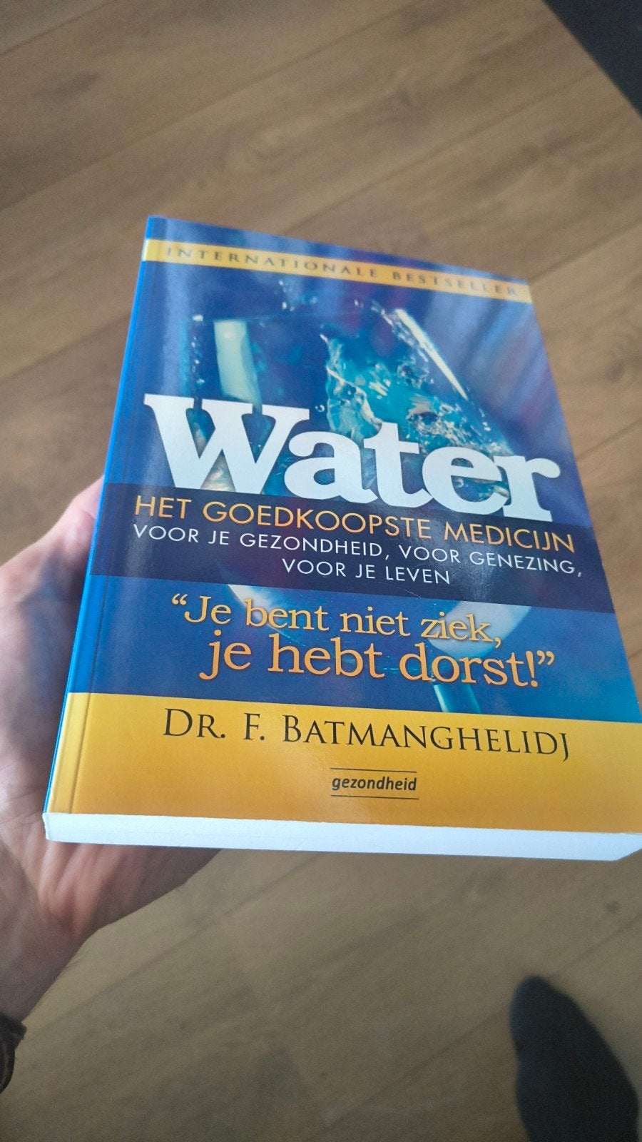 Water: Het Goedkoopste Medicijn - Dr. F. Batmanghelidj, Ophalen of Verzenden, Zo goed als nieuw, Gezondheid en Conditie, Dr. F. Batmanghelidj