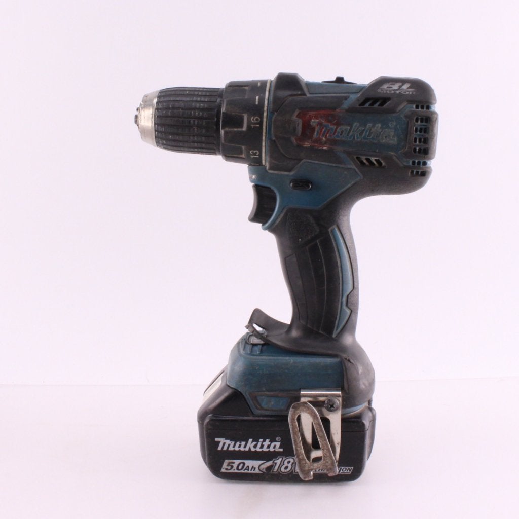 Makita DDF480 Boor/Schroefmachine | Incl Accu, Doe-het-zelf en Verbouw, Gereedschap | Boormachines, Makita, Zo goed als nieuw