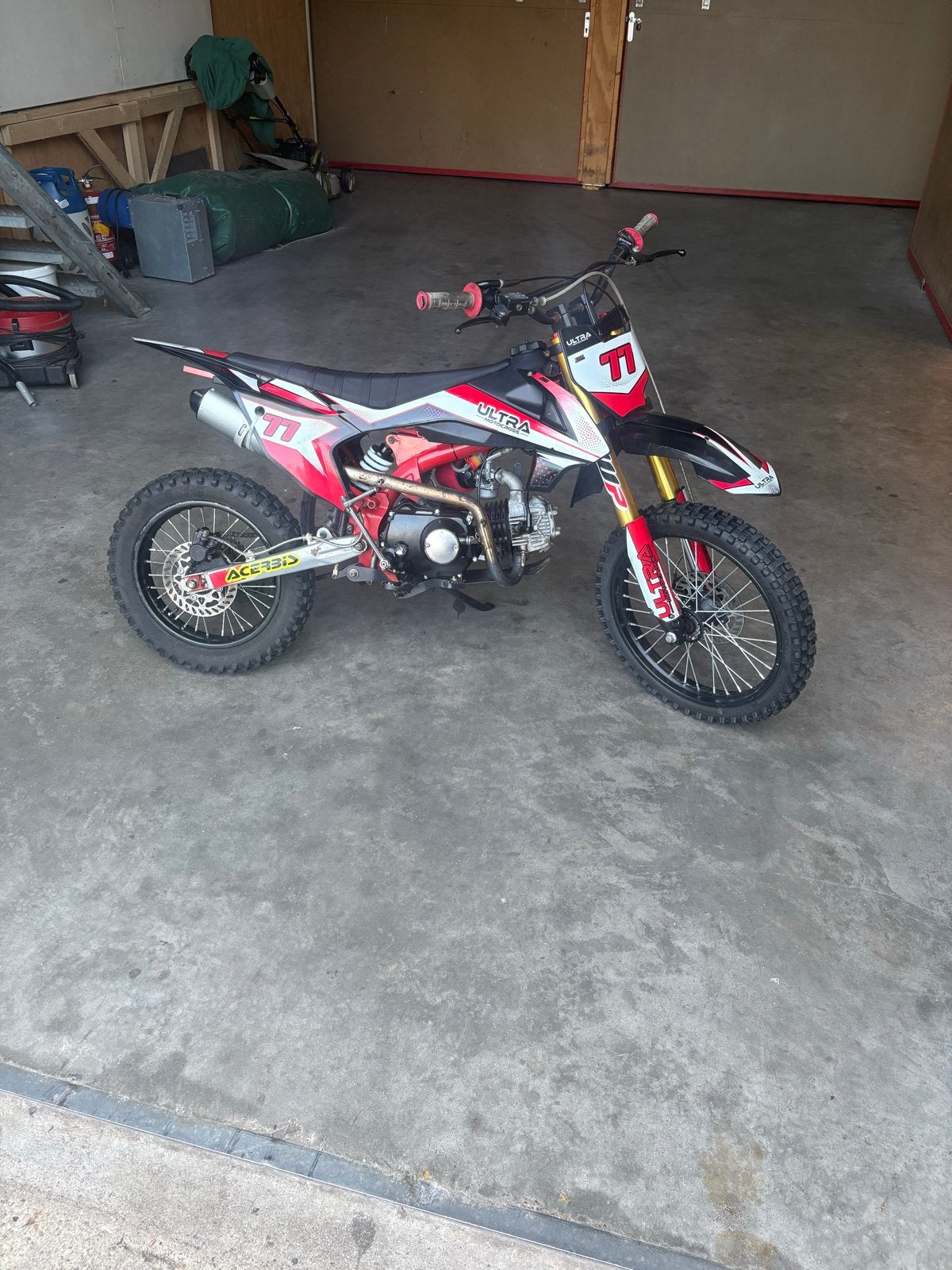 Ultra Pitbike 125cc groot model, Fietsen en Brommers, Minibikes, Midibikes en Pitbikes, Ophalen, Nieuw, 125 cc, Pitbike