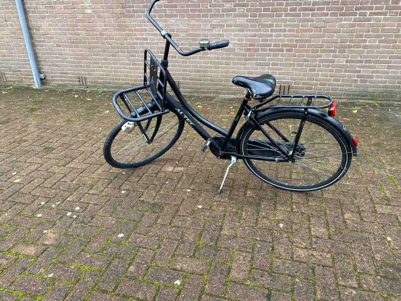 Altec Transportfiets Dames Zwart - Gebruikt, Terugtraprem, Gebruikt, 50 tot 53 cm, Ophalen