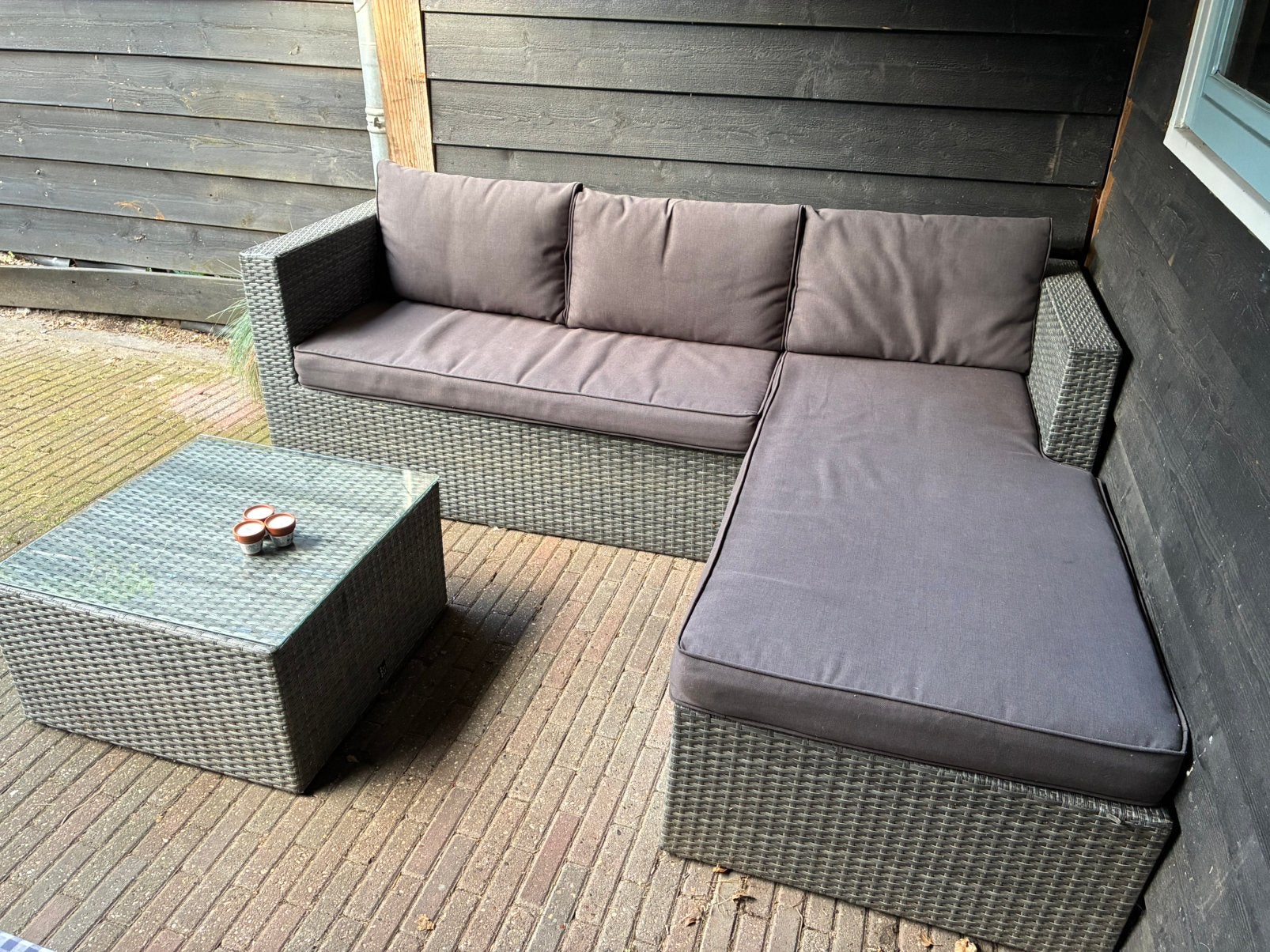 Tuinbank - loungebank, Ophalen, Gebruikt, Bank, Loungeset