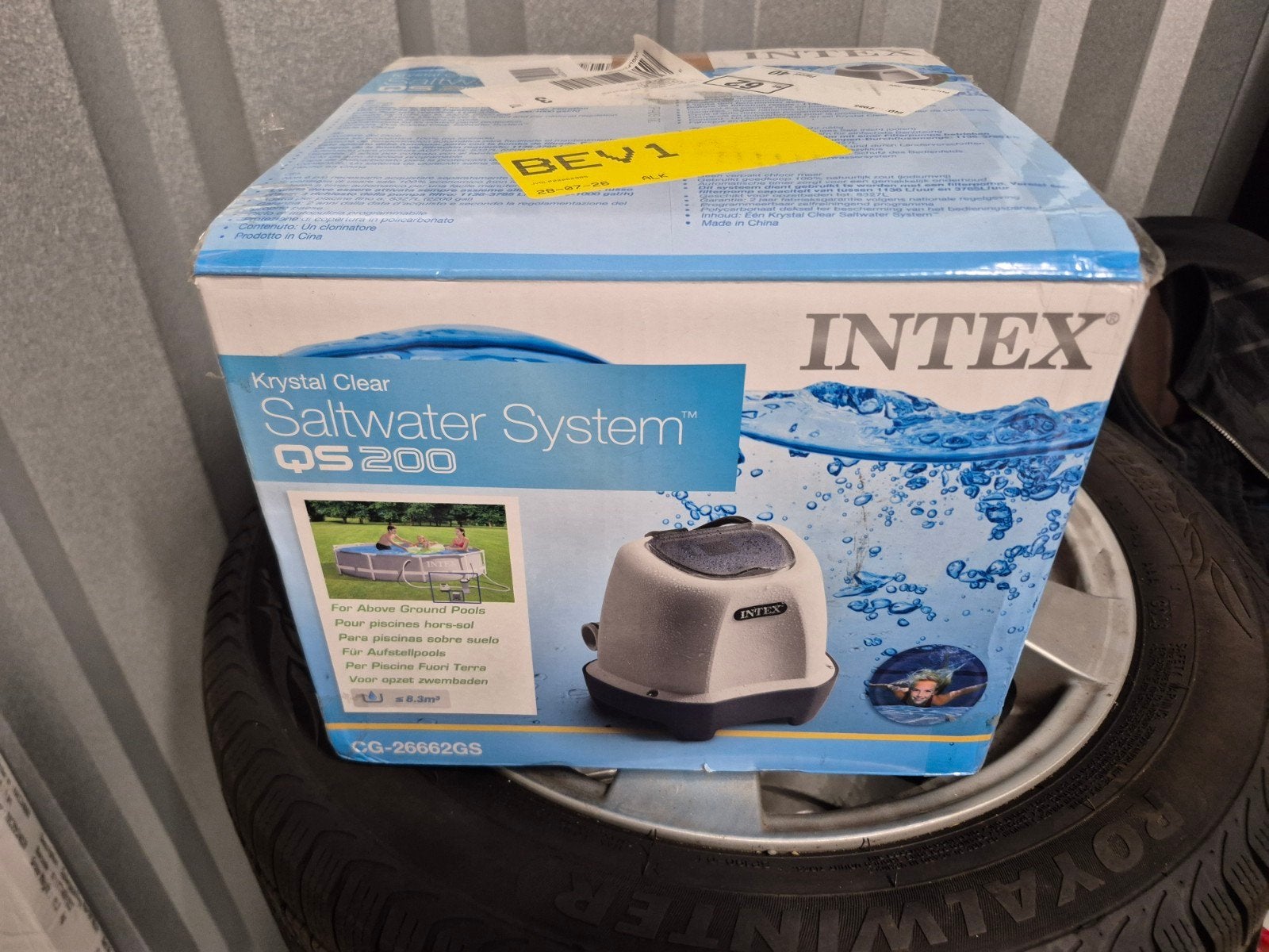 Intex Krystal Clear zoutwatersysteem QS200, Tuin en Terras, Ophalen of Verzenden, Zo goed als nieuw, Reinigingsmiddel