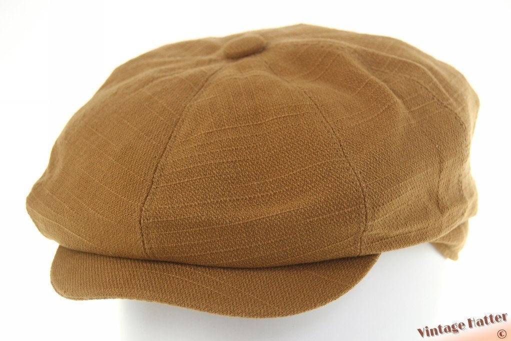 Paperboy pet mocca bruin linnen katoen mix 57-60 nieuw, Kleding | Heren, Hoeden en Petten, Nieuw, Pet, 58 of 59 cm (L, 7¼ of ⅜ inch)