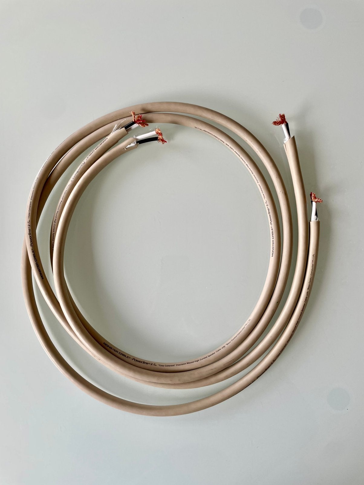 Monster Câble Powerline Plus, Ophalen of Verzenden, Zo goed als nieuw, Minder dan 2 meter, Luidsprekerkabel