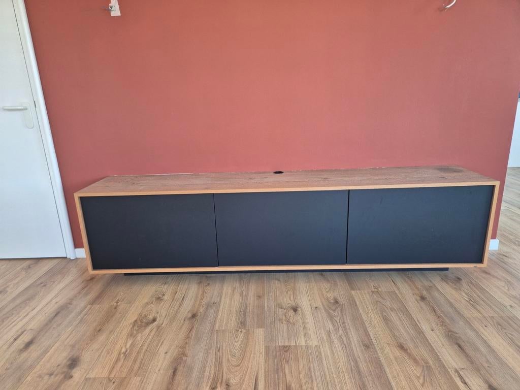 Stijlvol TV-meubel met 2 lades en 1 deur - 230x45x60 cm, Ophalen, 25 tot 50 cm, 200 cm of meer, Minder dan 100 cm