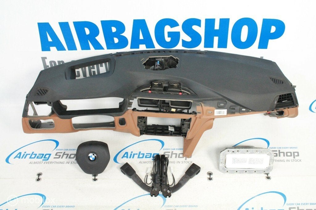 Airbag set - Dashboard HUD bruin BMW 4 serie F32 F33 F36 F8, Gebruikt, Ophalen of Verzenden